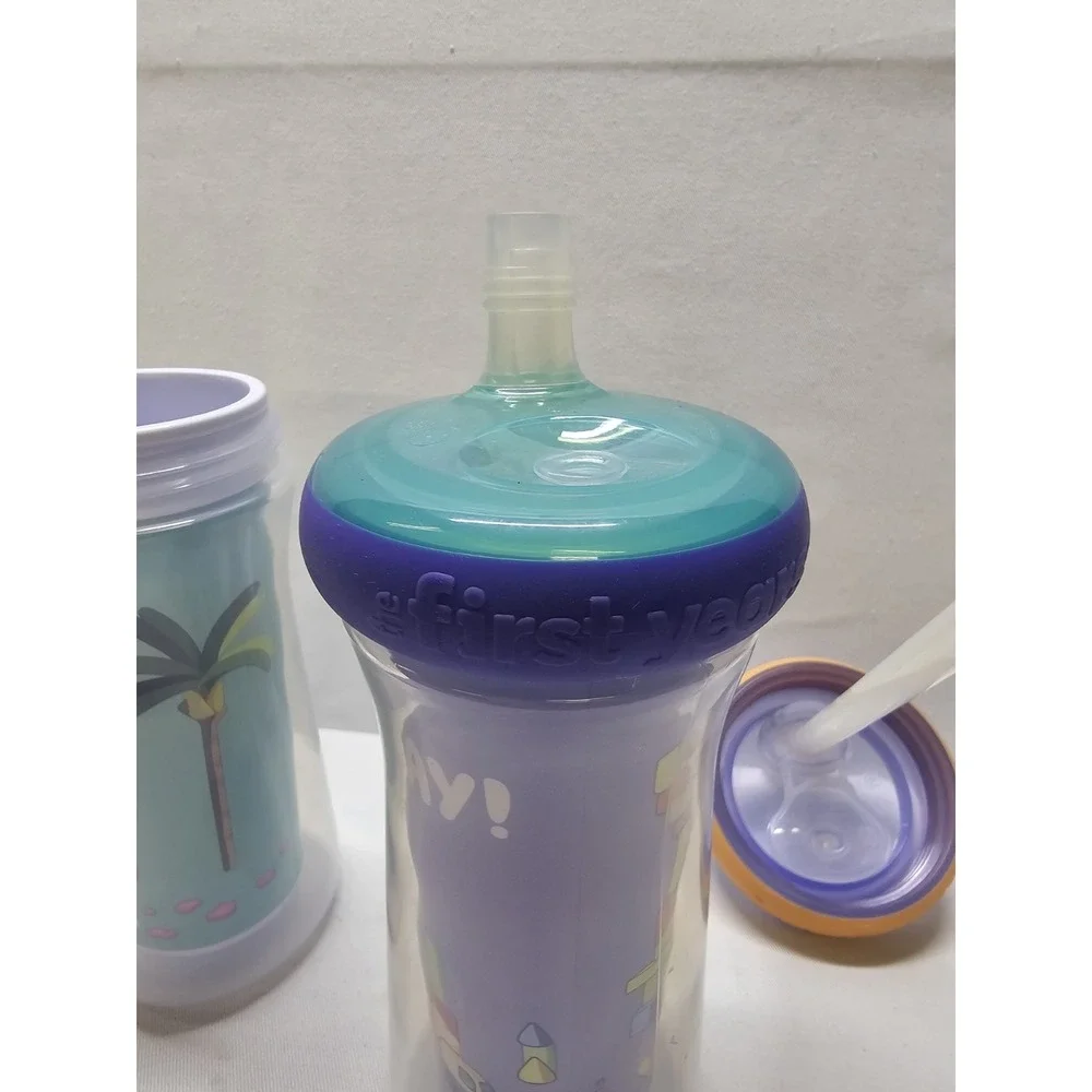 Playtex Baby Nurser Bottle 4oz 8oz Lot With Drop Ins Baby Food Bags And Sippys